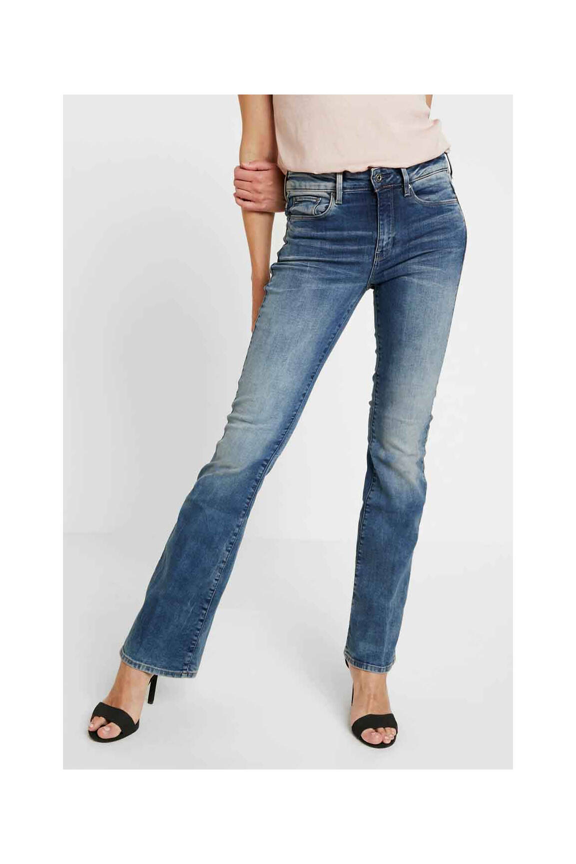 Bootcut džinsai mėlyna G STAR moteris