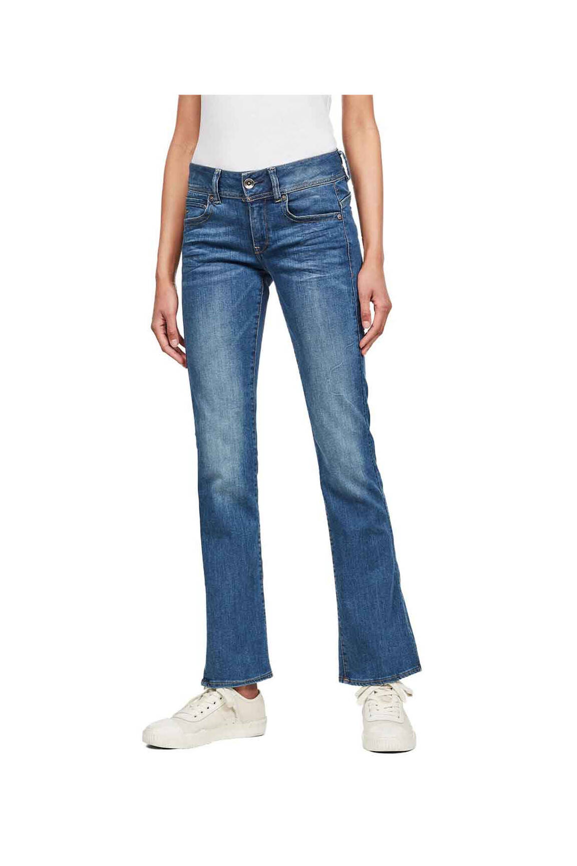Bootcut džinsai mėlyna G STAR moteris