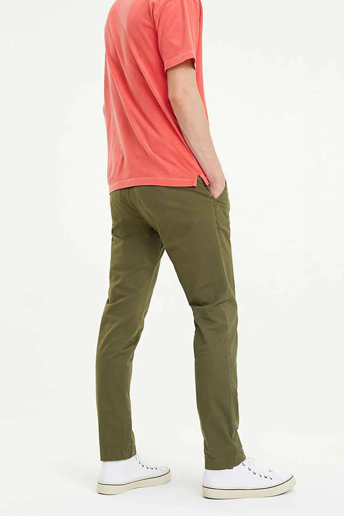 Chino kelnė žalias TOMMY HILFIGER vyras
