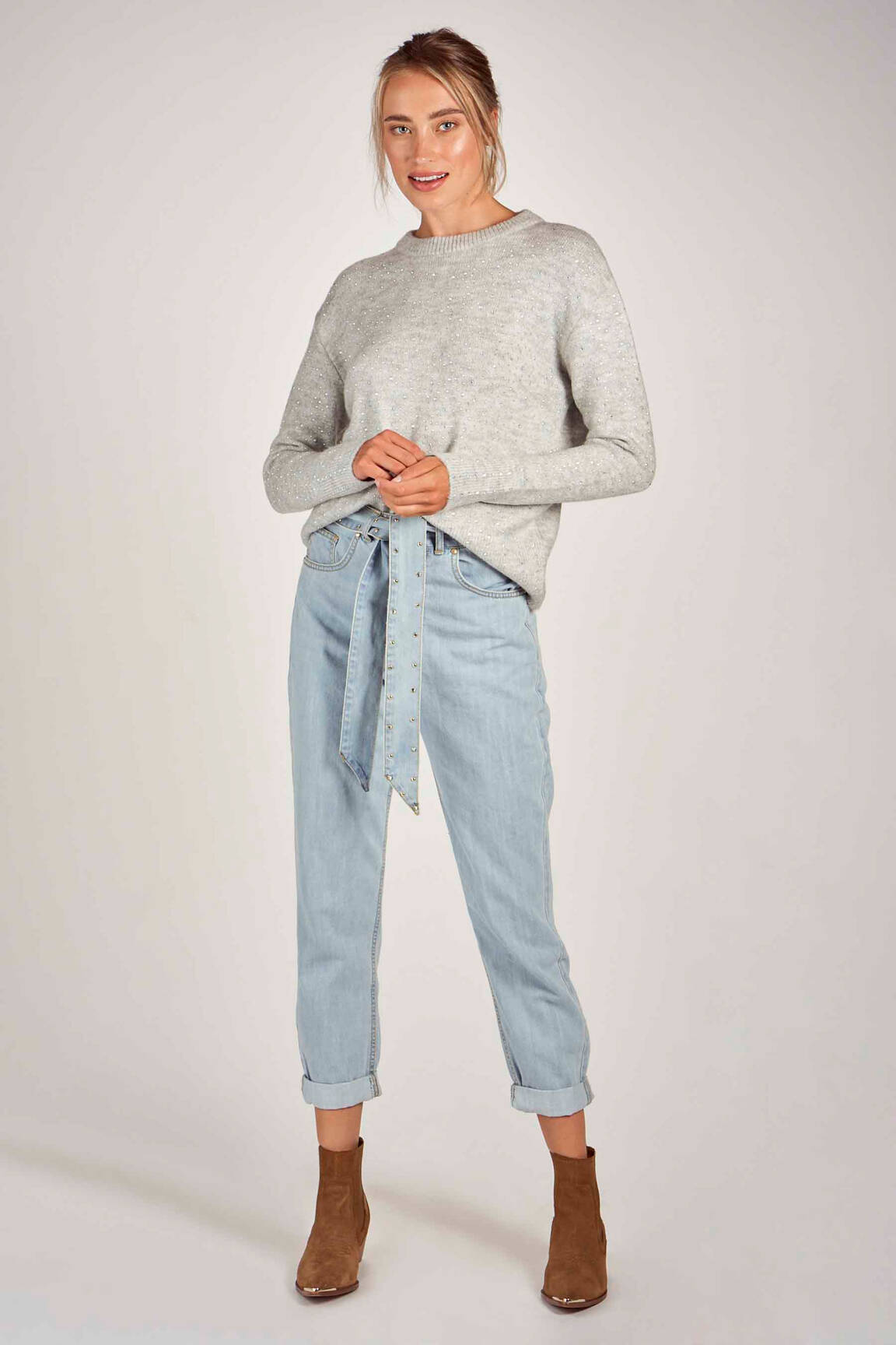 Megztinis pilka FOUDRE BY AURELIE VAN DAELEN moteris