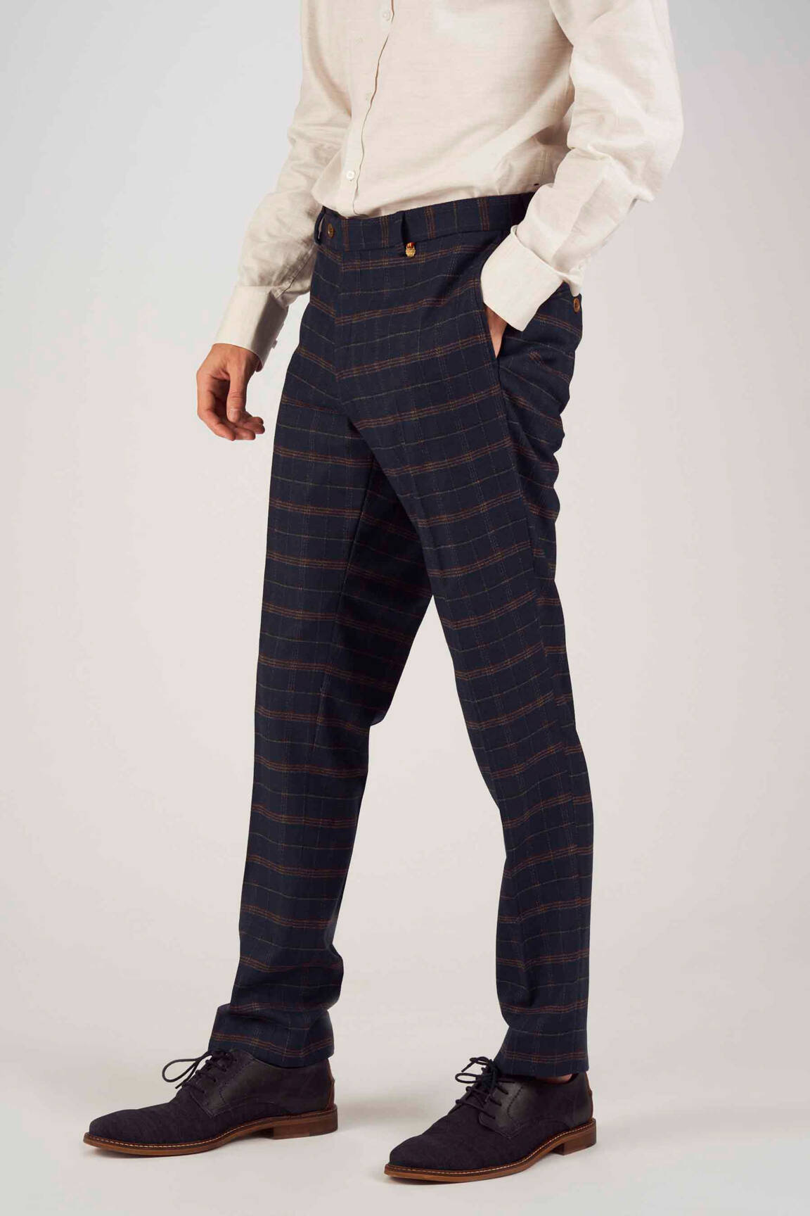 Chino kelnė mėlyna LE FABULEUX MARCEL DE BRUXELLES vyras