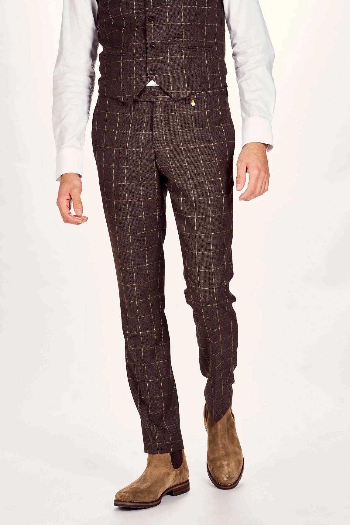 Chino kelnė rudas LE FABULEUX MARCEL DE BRUXELLES vyras