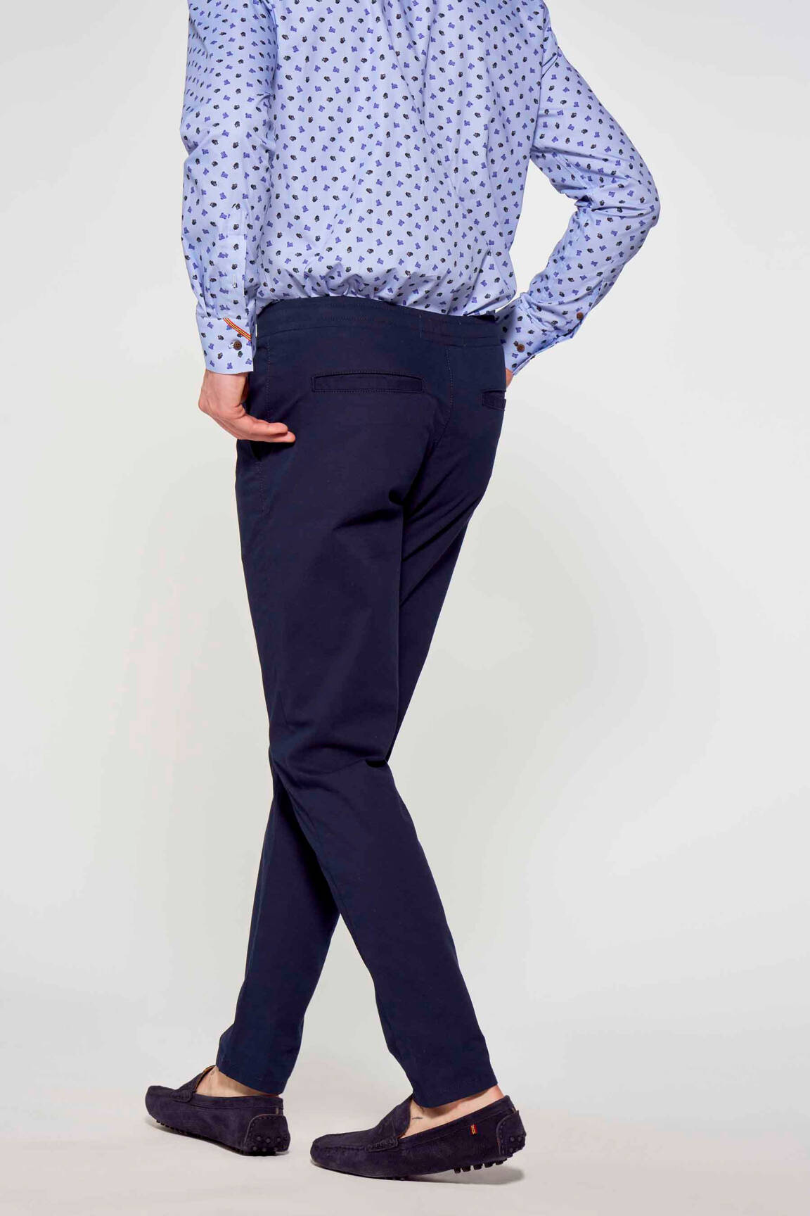 Chino kelnė mėlyna LE FABULEUX MARCEL DE BRUXELLES vyras