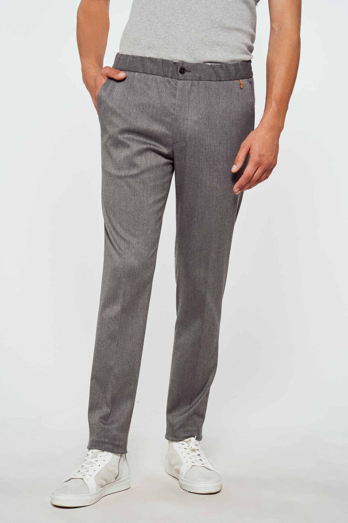 Chino kelnė pilka LE FABULEUX MARCEL DE BRUXELLES vyras