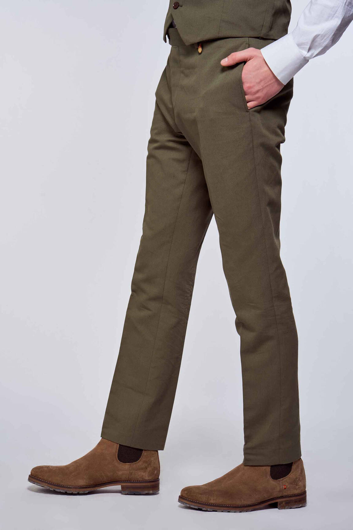 Chino kelnė žalias LE FABULEUX MARCEL DE BRUXELLES vyras