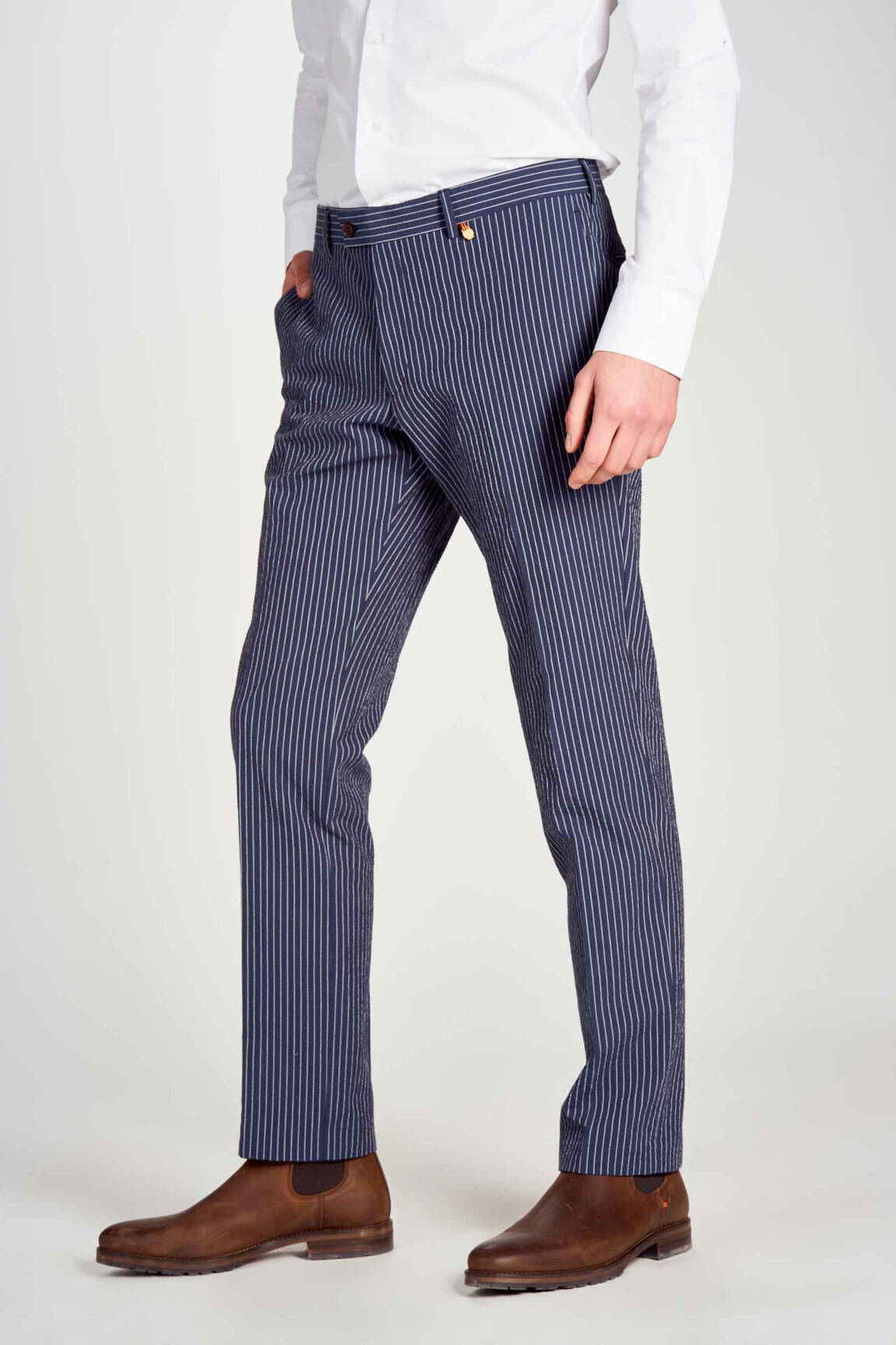 Chino kelnė mėlyna LE FABULEUX MARCEL DE BRUXELLES vyras