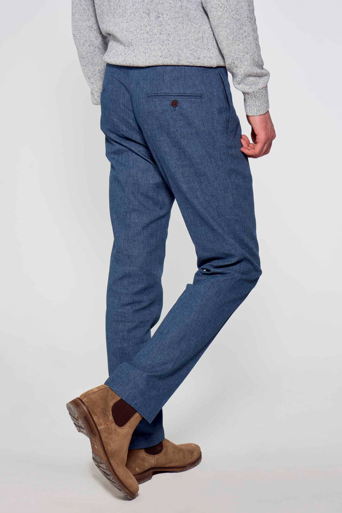 Chino kelnė mėlyna LE FABULEUX MARCEL DE BRUXELLES vyras