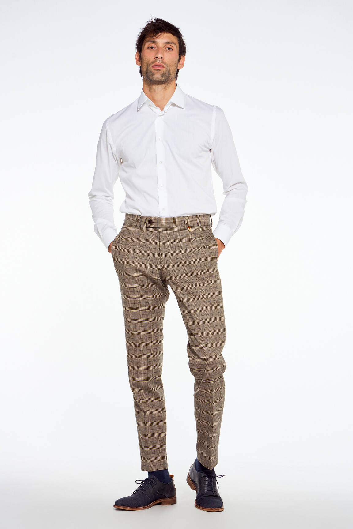 Chino kelnė rudas LE FABULEUX MARCEL DE BRUXELLES vyras