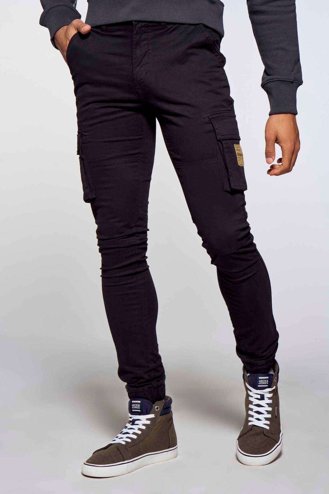 Kargo kelnė juodas DENIM PROJECT vyras