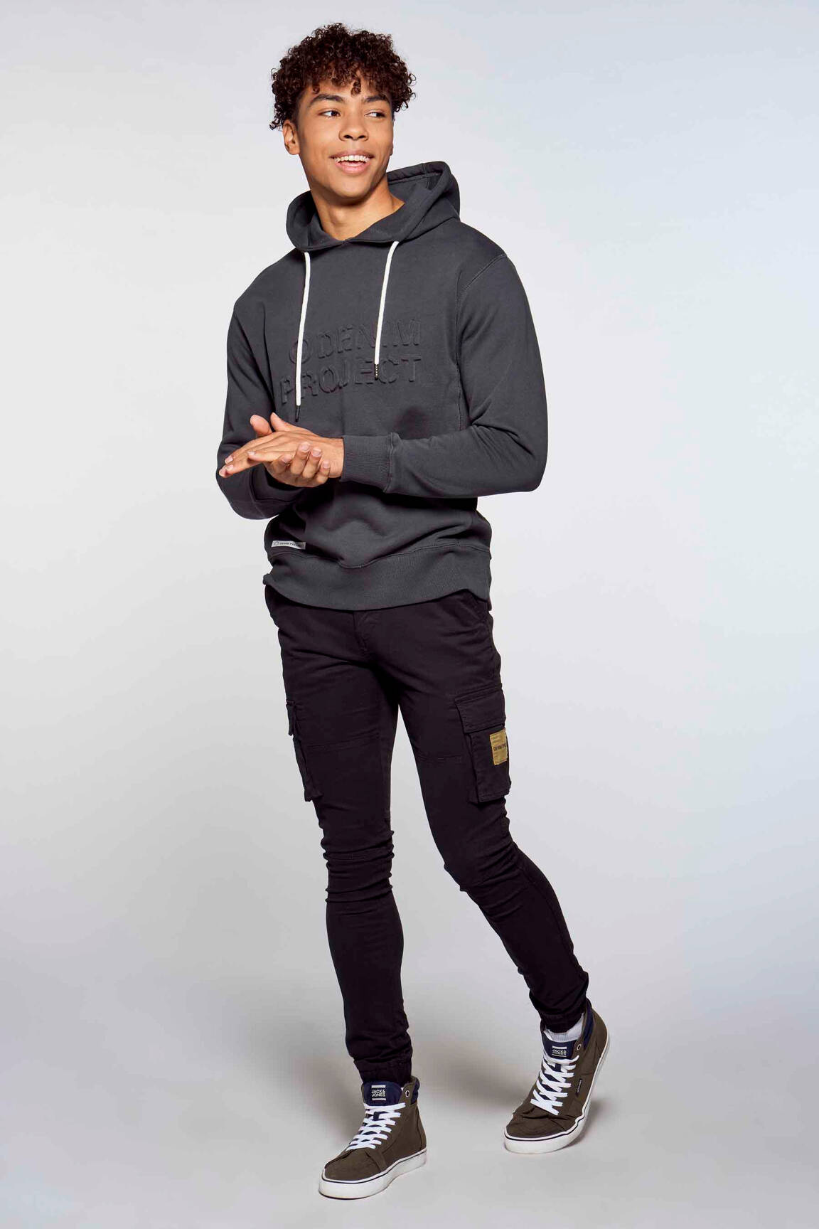 Kargo kelnė juodas DENIM PROJECT vyras