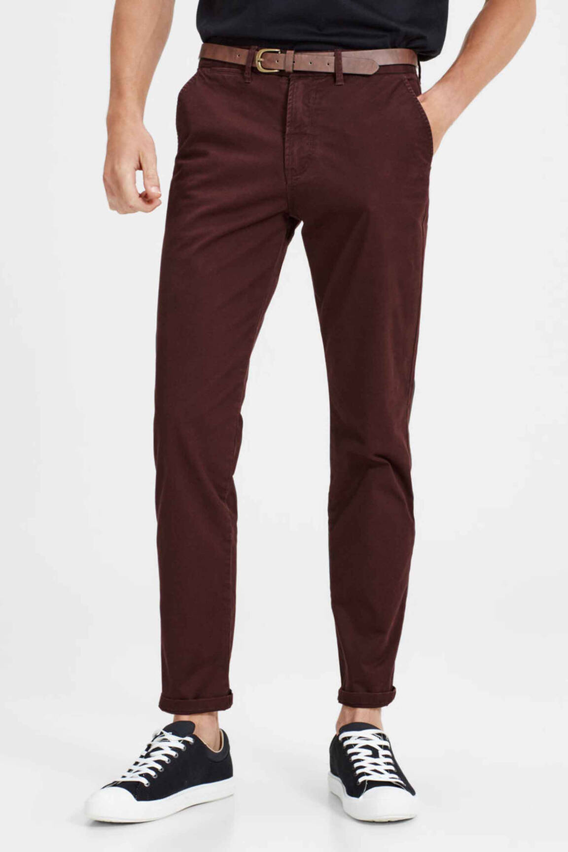 Chino kelnė raudona JACK & JONES vyras