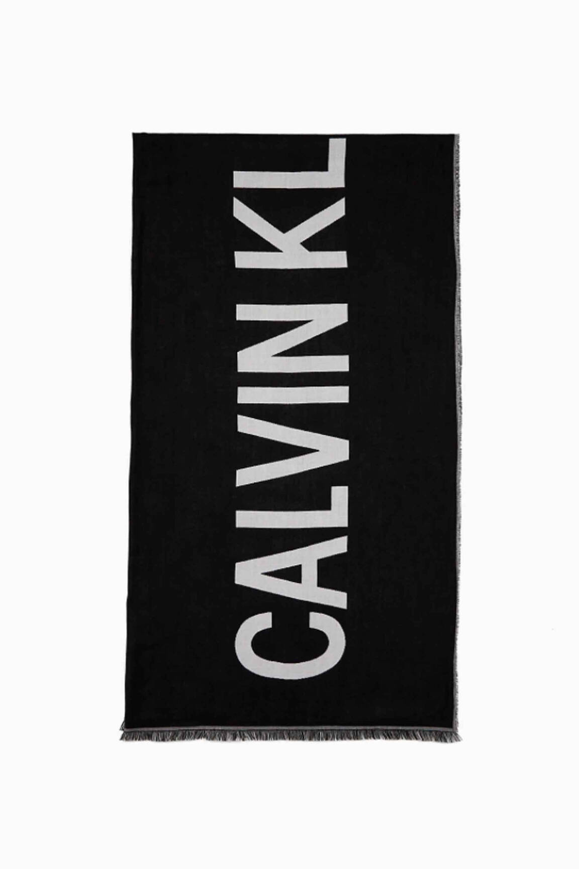 Šalikas juodas CALVIN KLEIN moteris