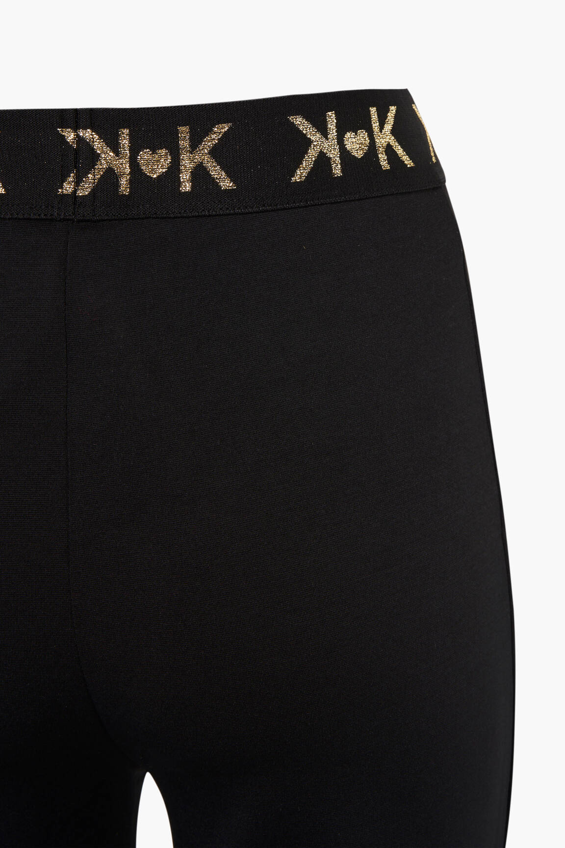 Platus džinsas juodas KENDALL + KYLIE moteris