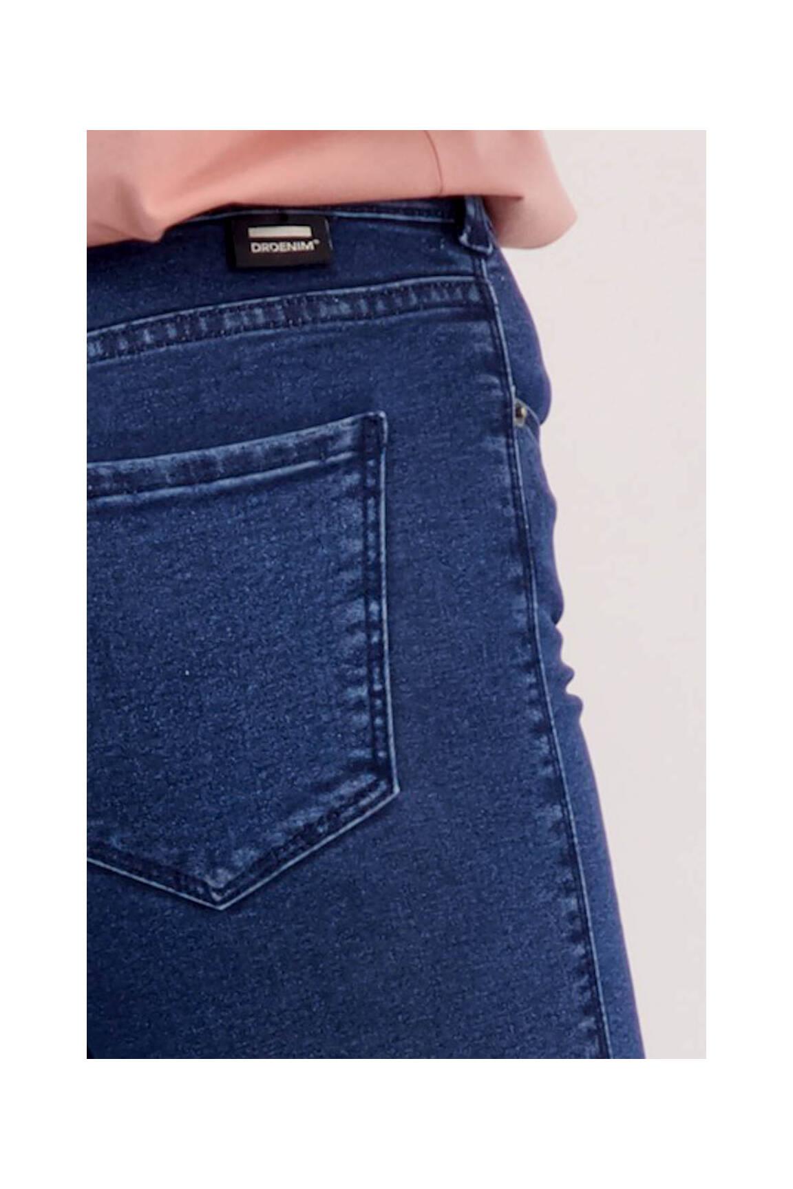 Lieknos džinsai mėlyna DR DENIM moteris