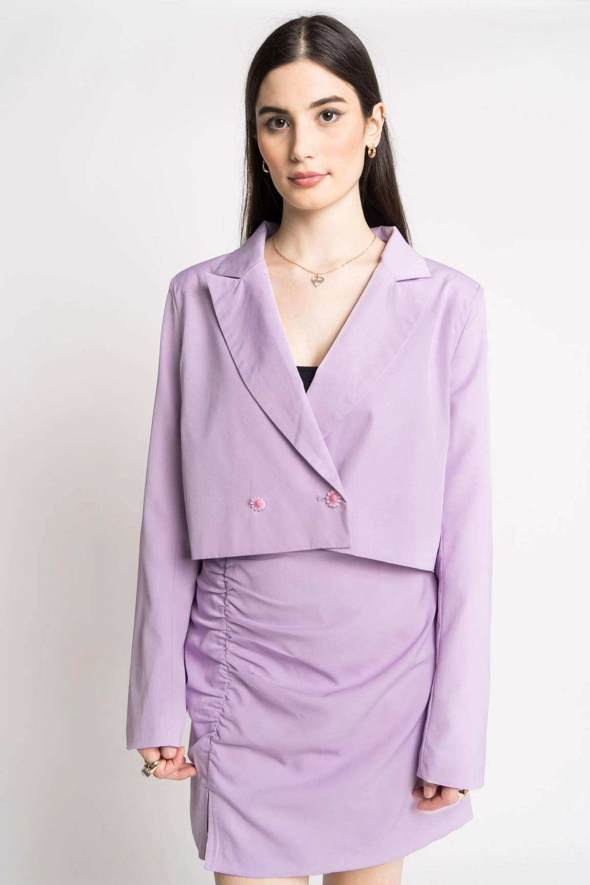 Švarkas violetinis DAISY STREET moteris