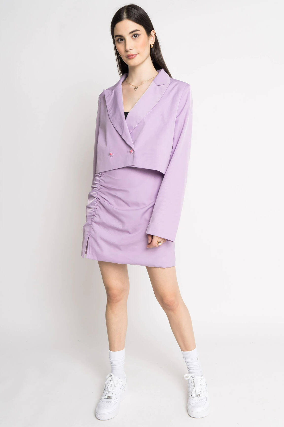 Švarkas violetinis DAISY STREET moteris