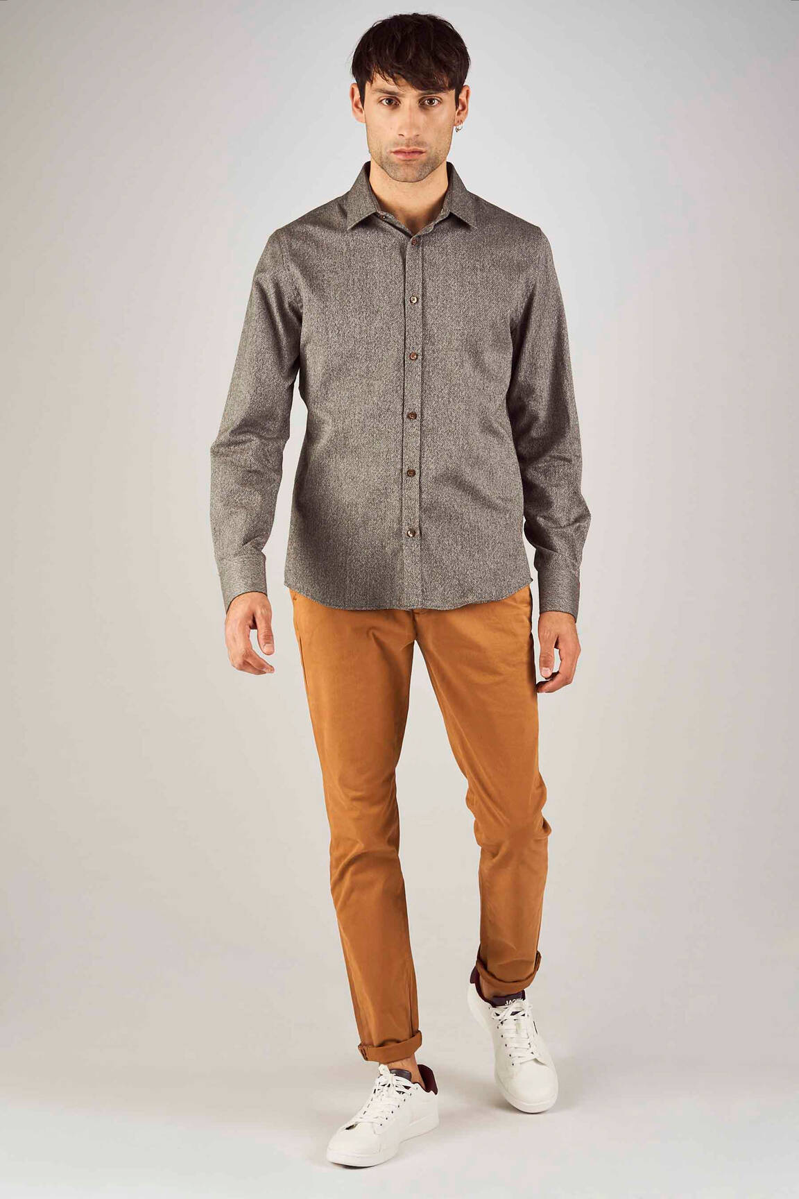 Chino kelnė rudas LE FABULEUX MARCEL DE BRUXELLES vyras