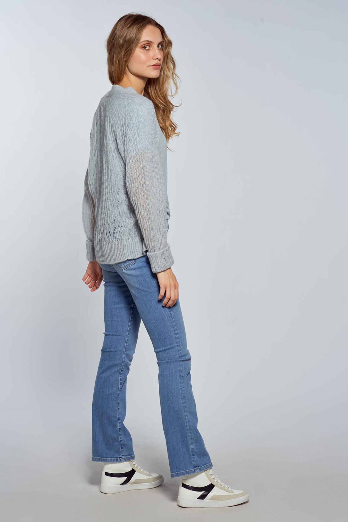 Bootcut džinsai mėlyna LE FABULEUX MARCEL DE BRUXELLES moteris