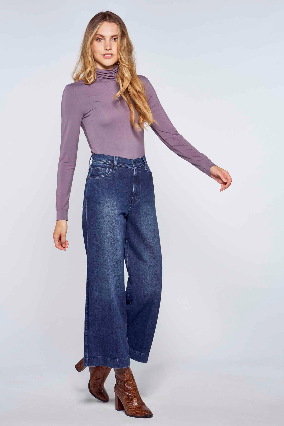 T-marškinys violetinis LE FABULEUX MARCEL DE BRUXELLES moteris