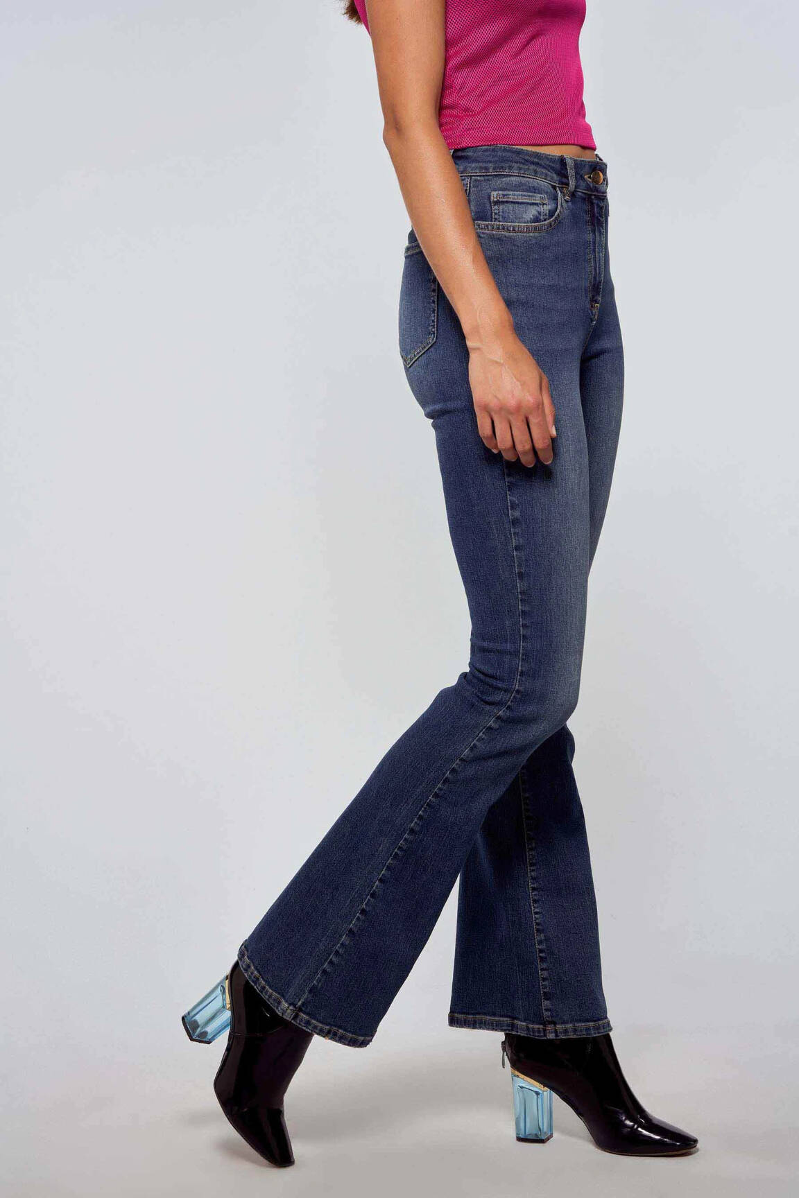 Bootcut džinsai mėlyna OGL moteris