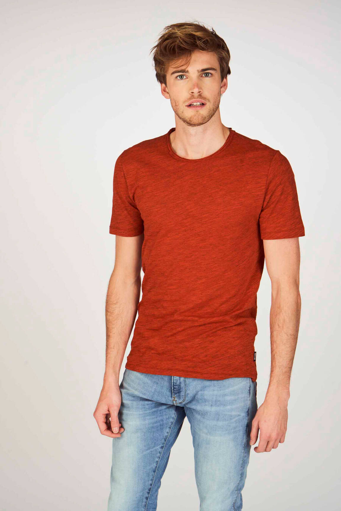 T-marškinys oranžinė ONLY&SONS vyras