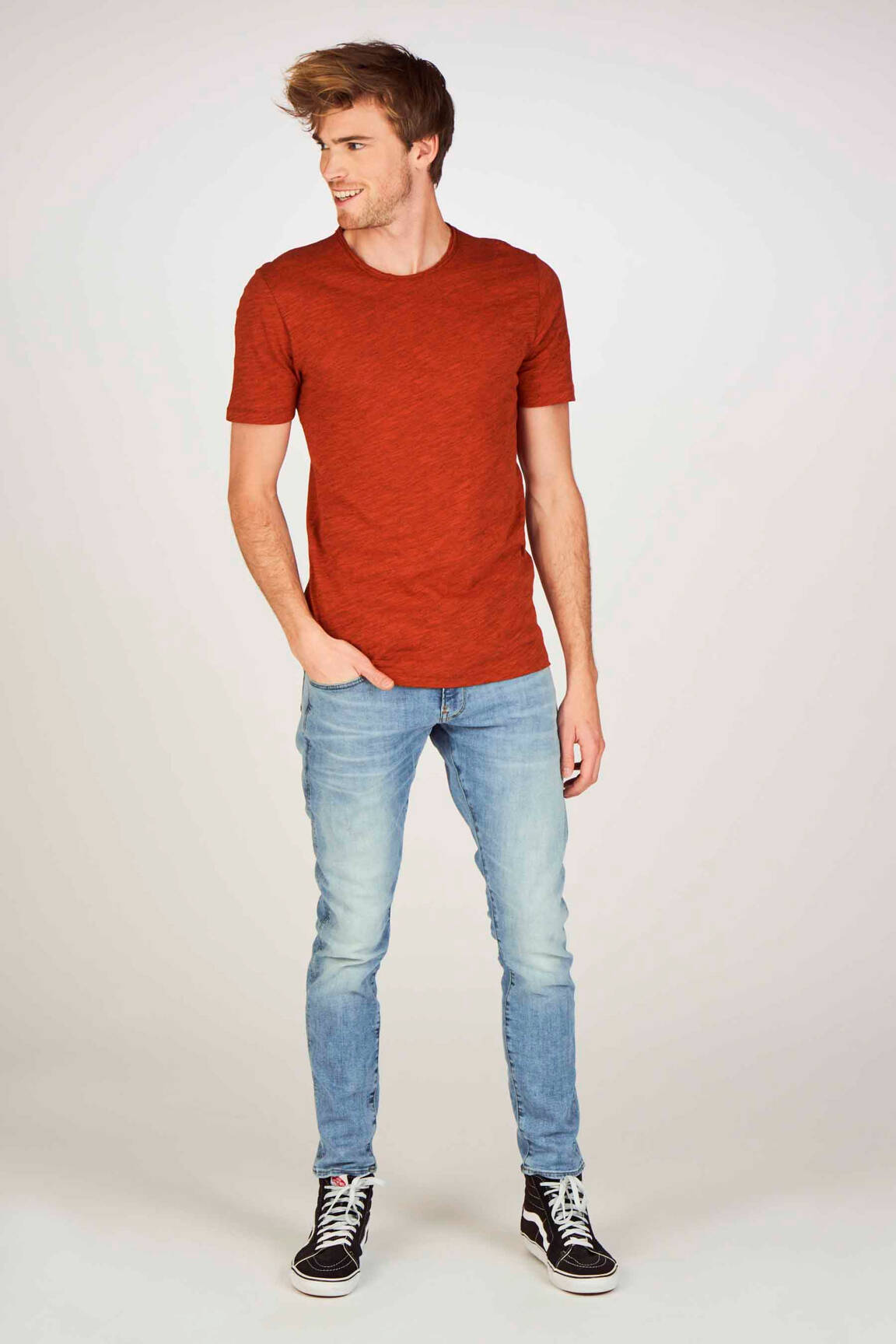T-marškinys oranžinė ONLY&SONS vyras