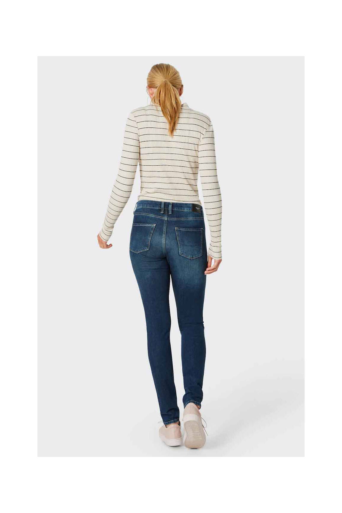 Lieknos džinsai mėlyna PEPE JEANS moteris