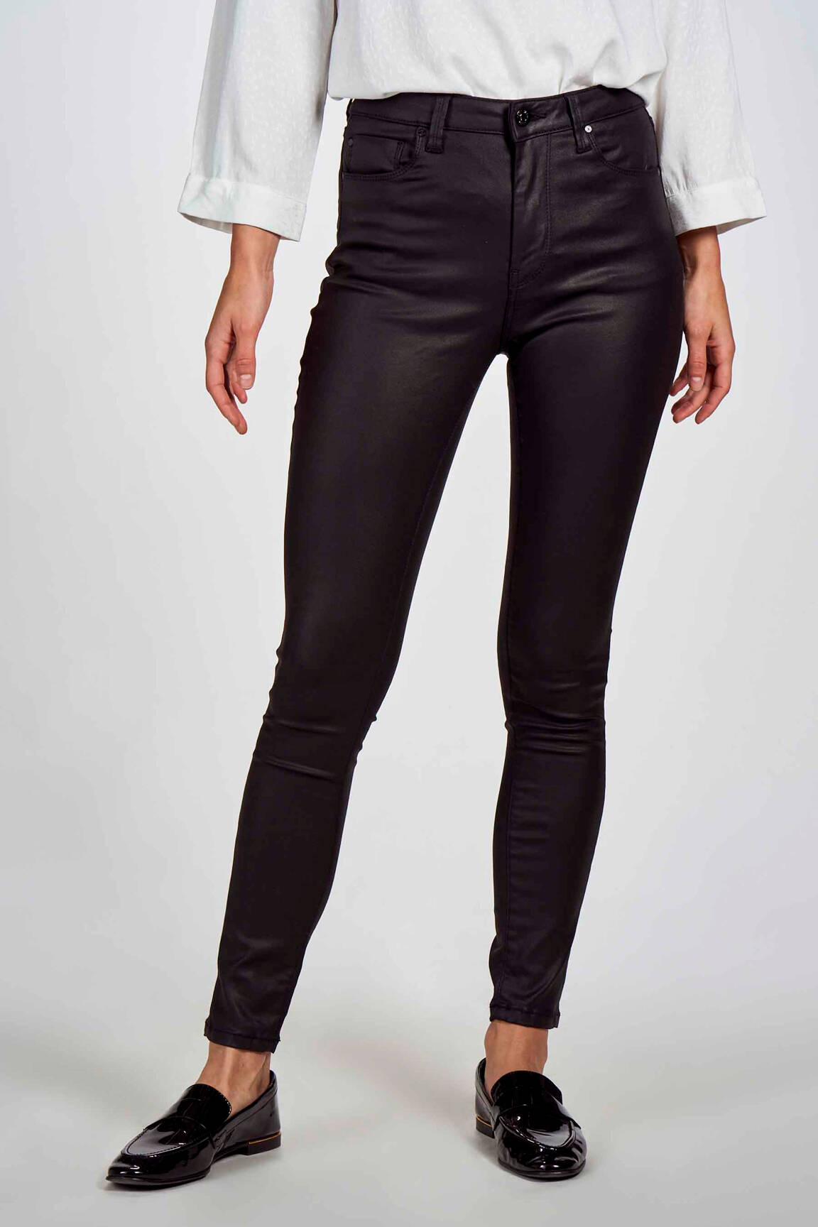 Lieknos džinsai juodas PEPE JEANS moteris