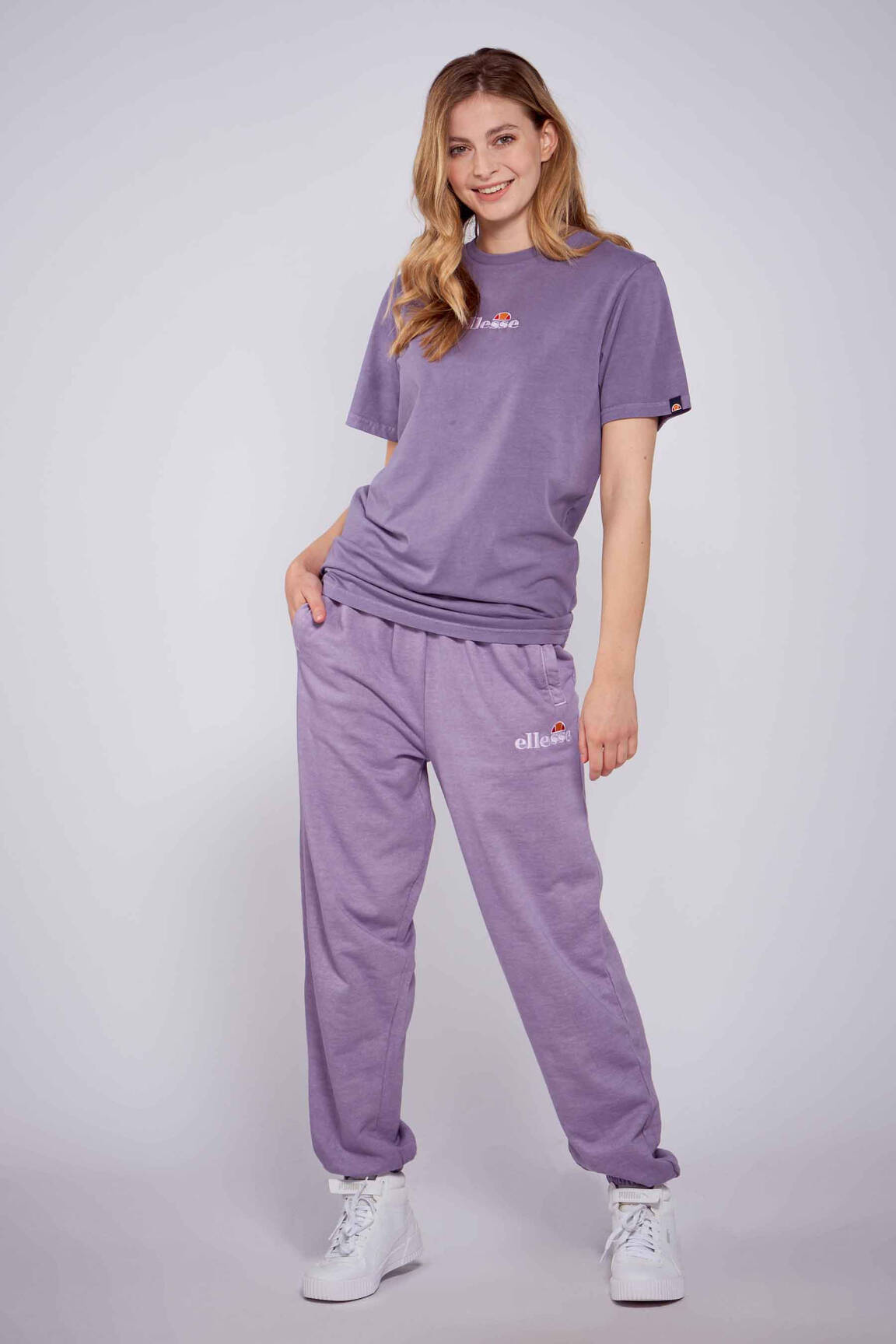 T-marškinys violetinis ELLESSE moteris