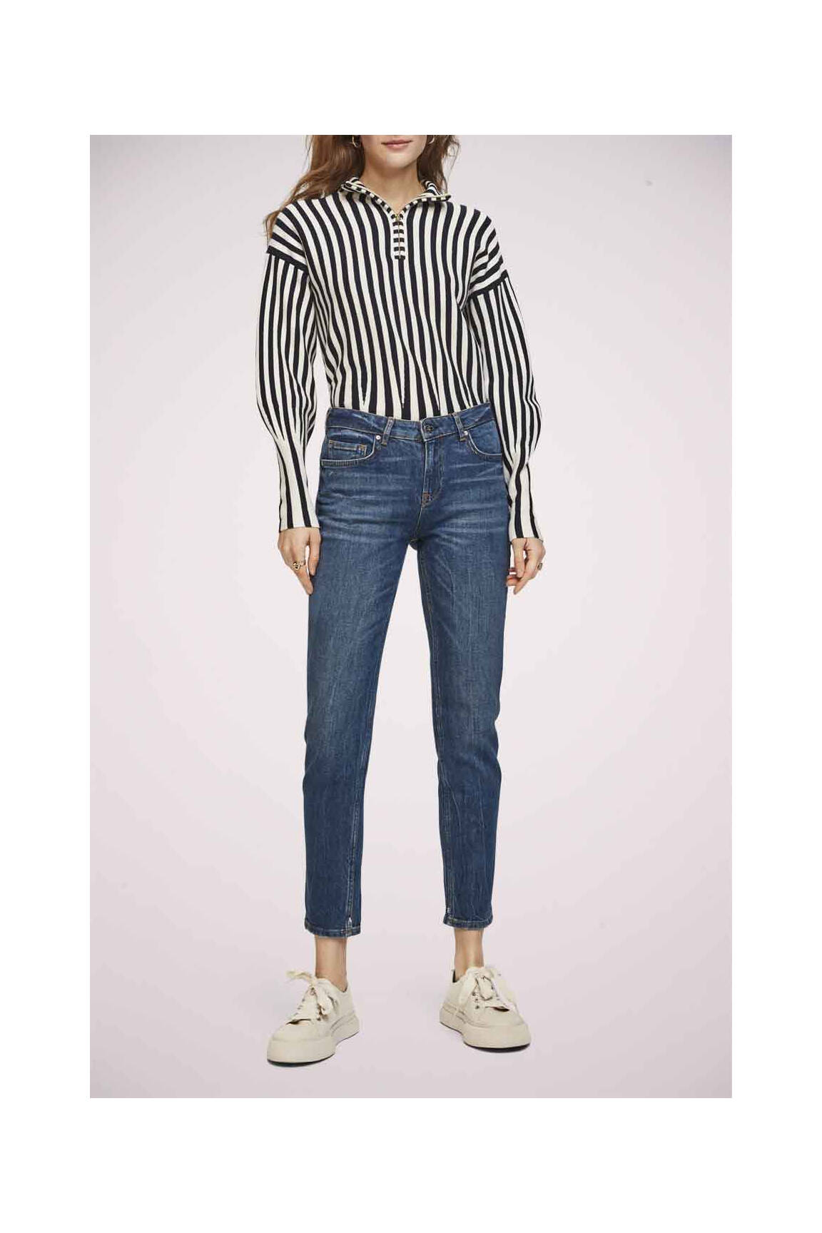 Lieknos džinsai mėlyna SCOTCH & SODA moteris