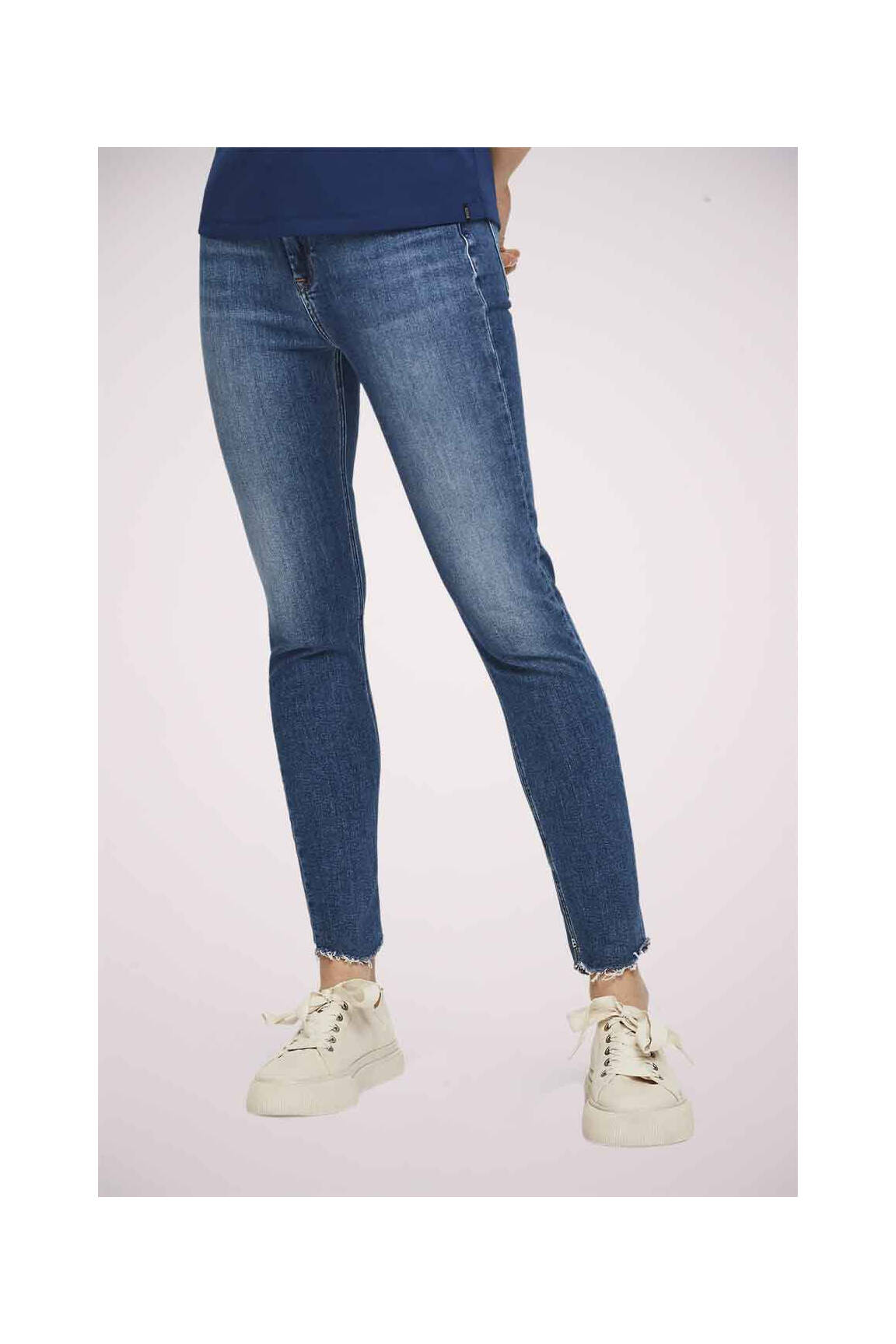 Tiesios kirpimo džinsai mėlyna SCOTCH & SODA moteris