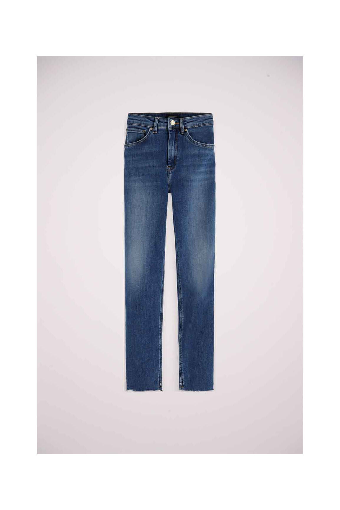 Tiesios kirpimo džinsai mėlyna SCOTCH & SODA moteris