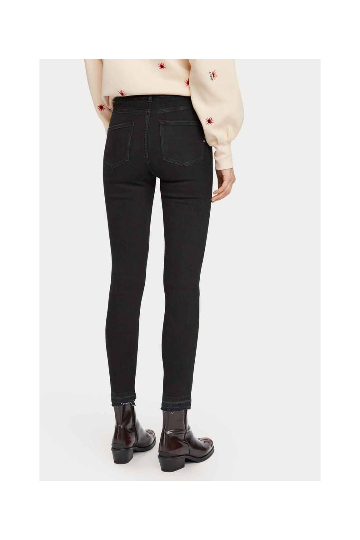 Lieknos džinsai juodas SCOTCH & SODA moteris