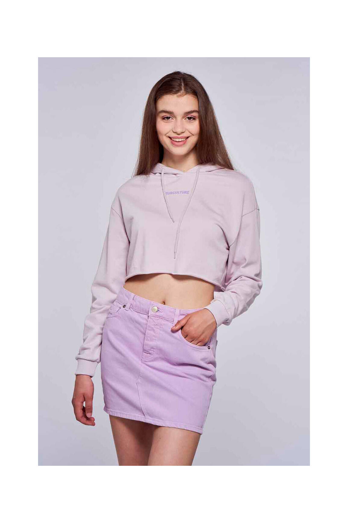 Kapišonas violetinis TALLY WEIJL moteris