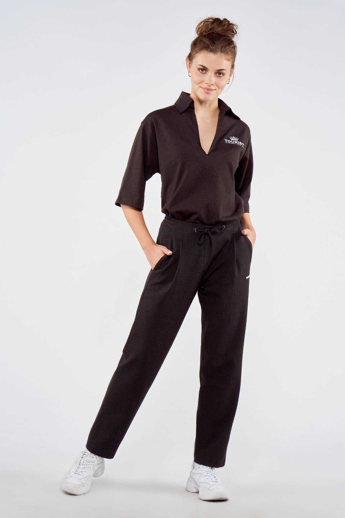Polo rudas TOURIST LEMC moteris