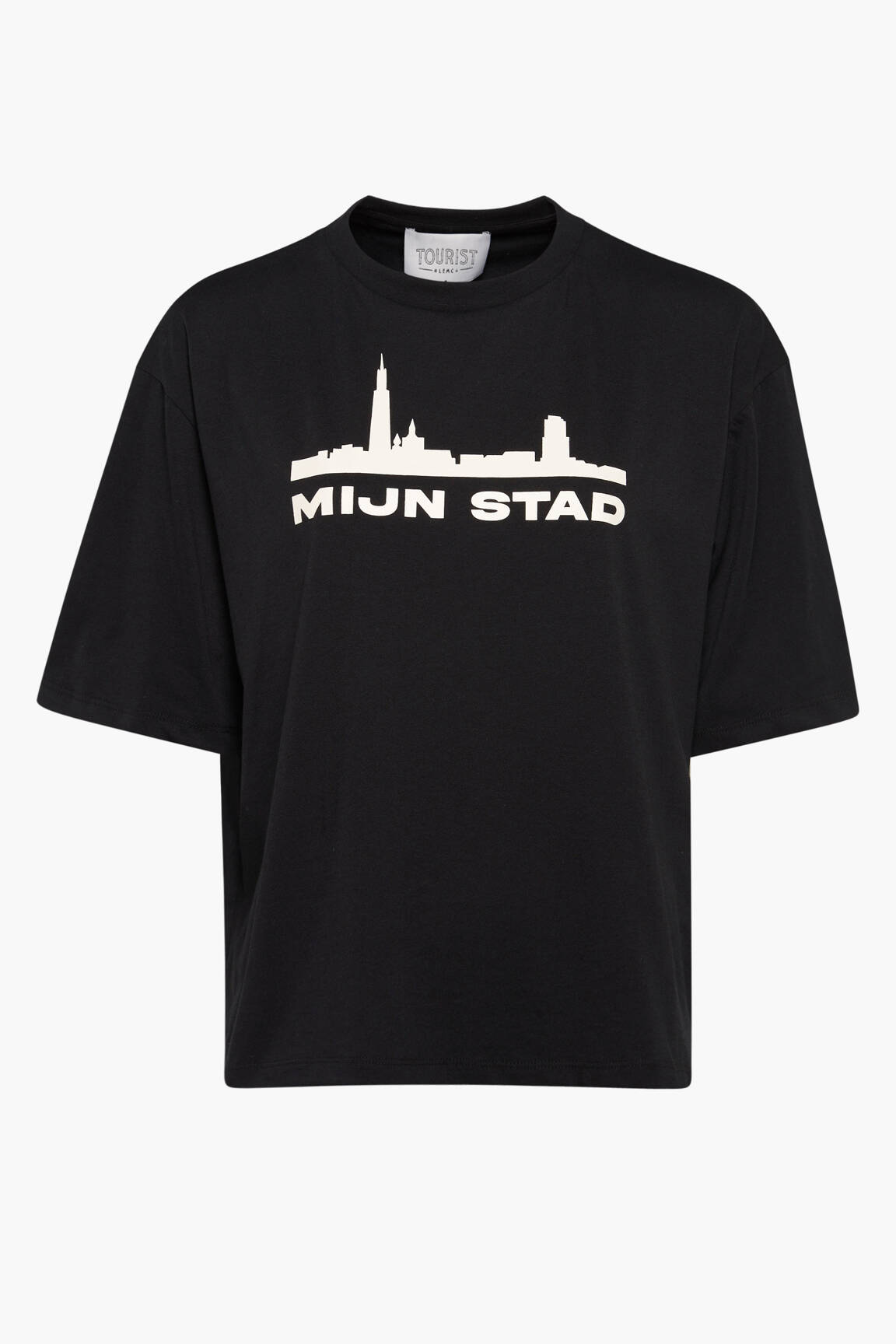 T-marškinys juodas TOURIST LEMC moteris