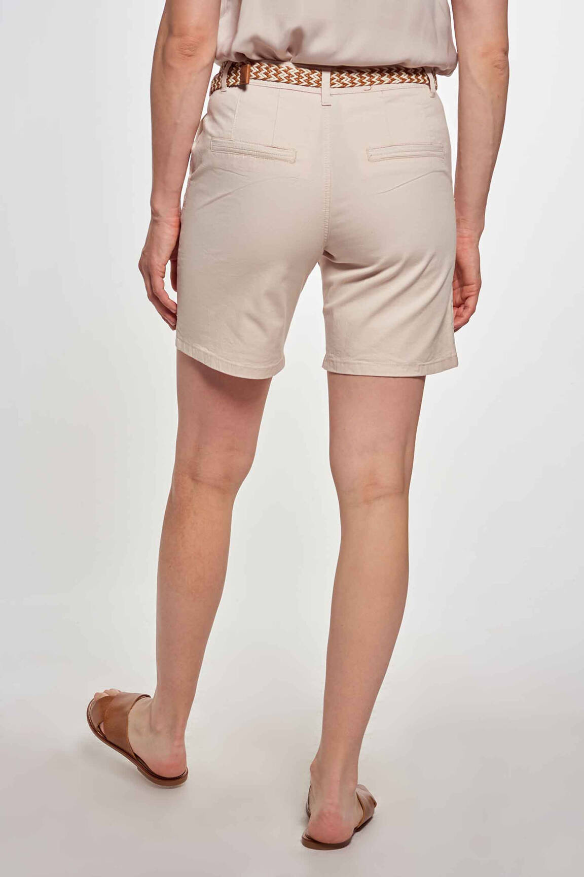 Bermudas rudas ZABAIONE moteris