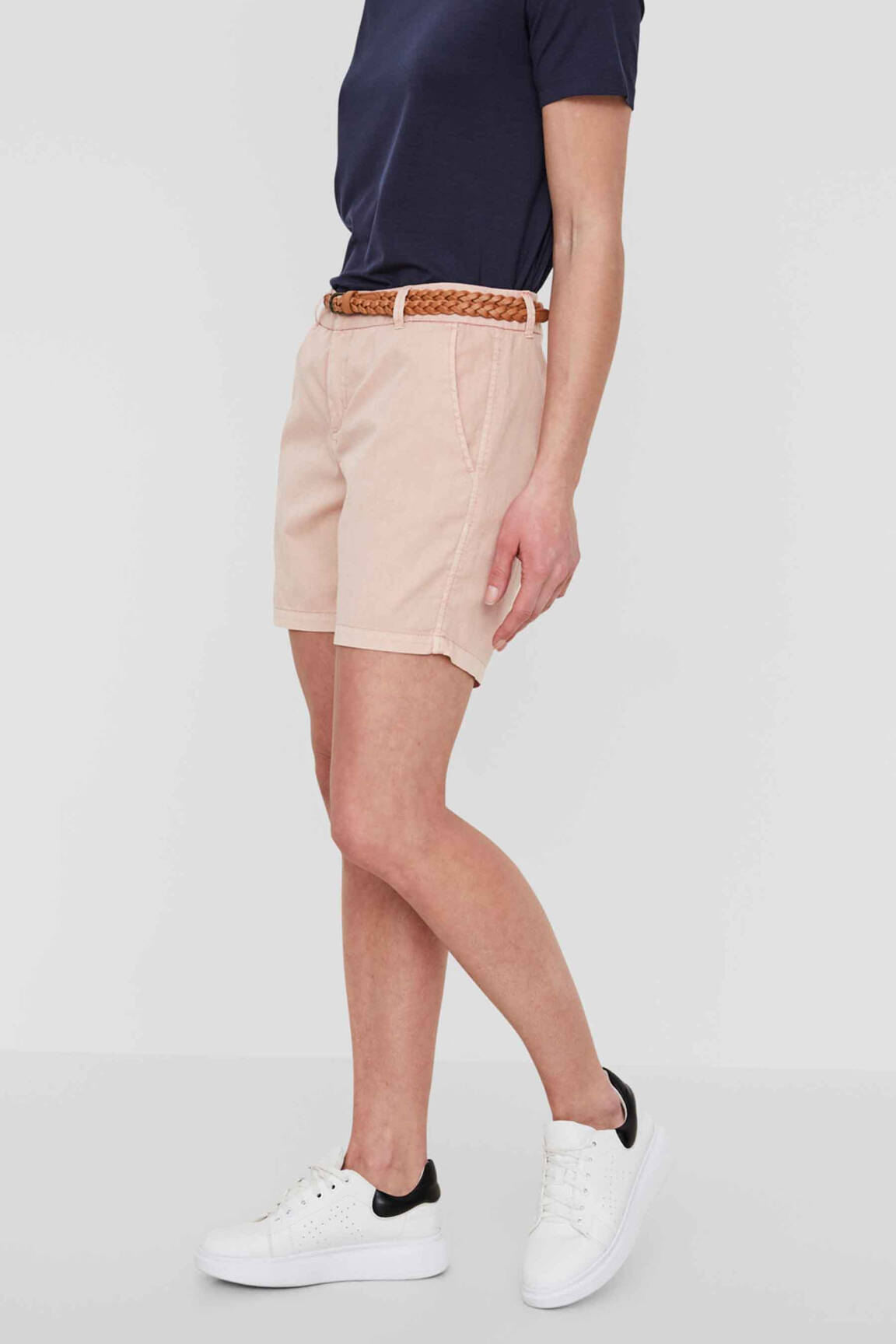 Šortas rožinė VERO MODA moteris