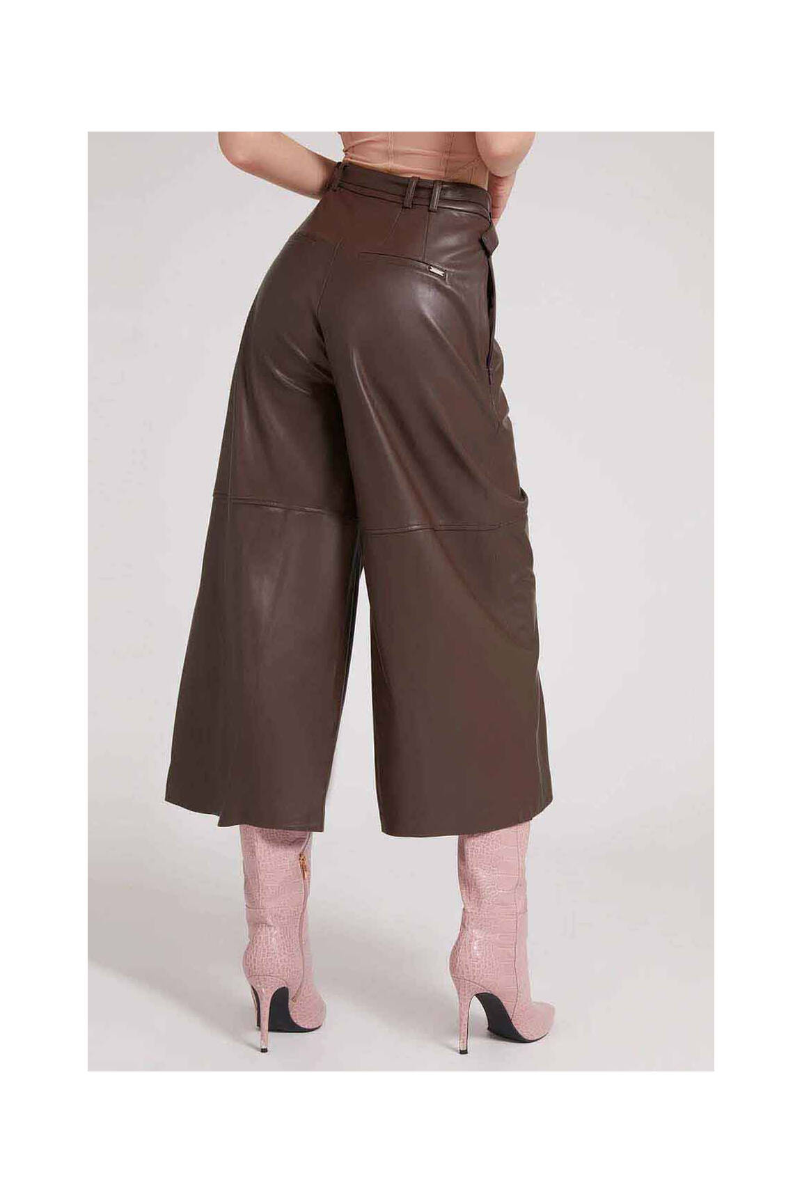 7/8 kelnės rudas GUESS moteris