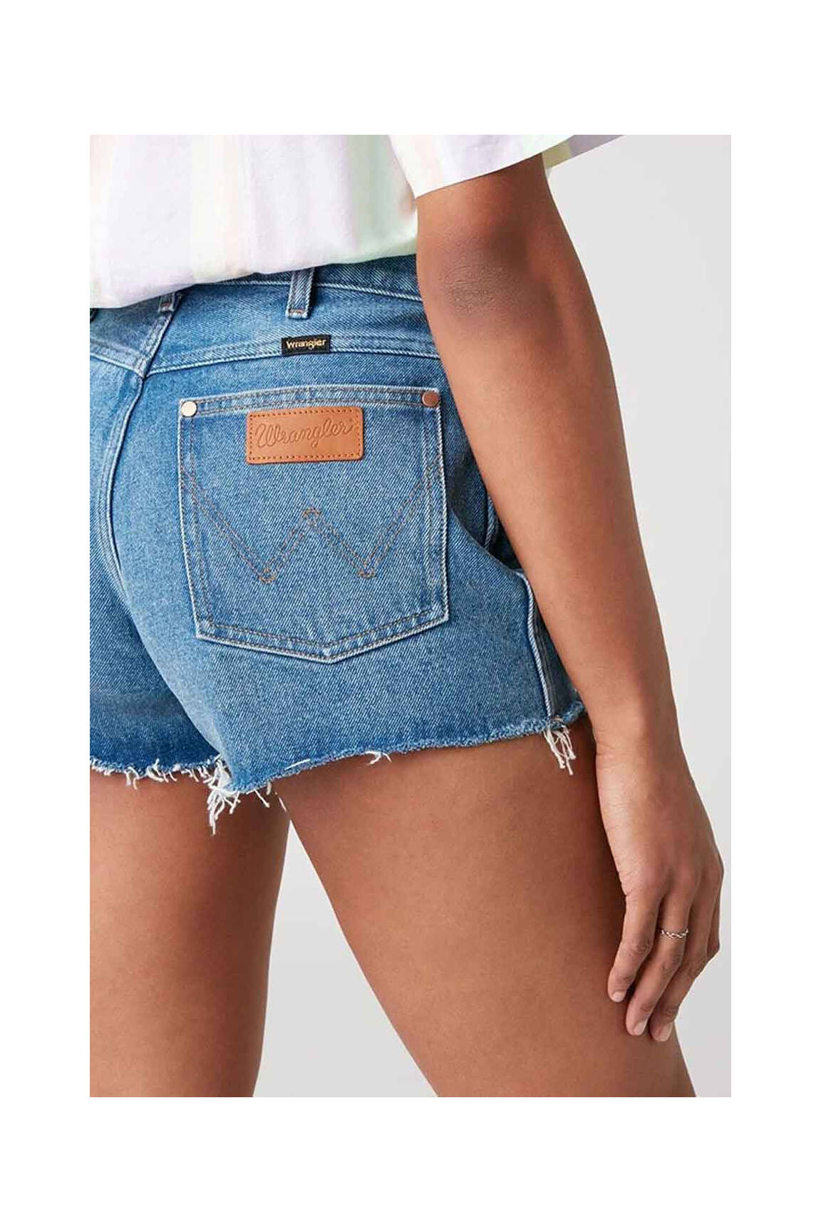 Šortas mėlyna WRANGLER moteris