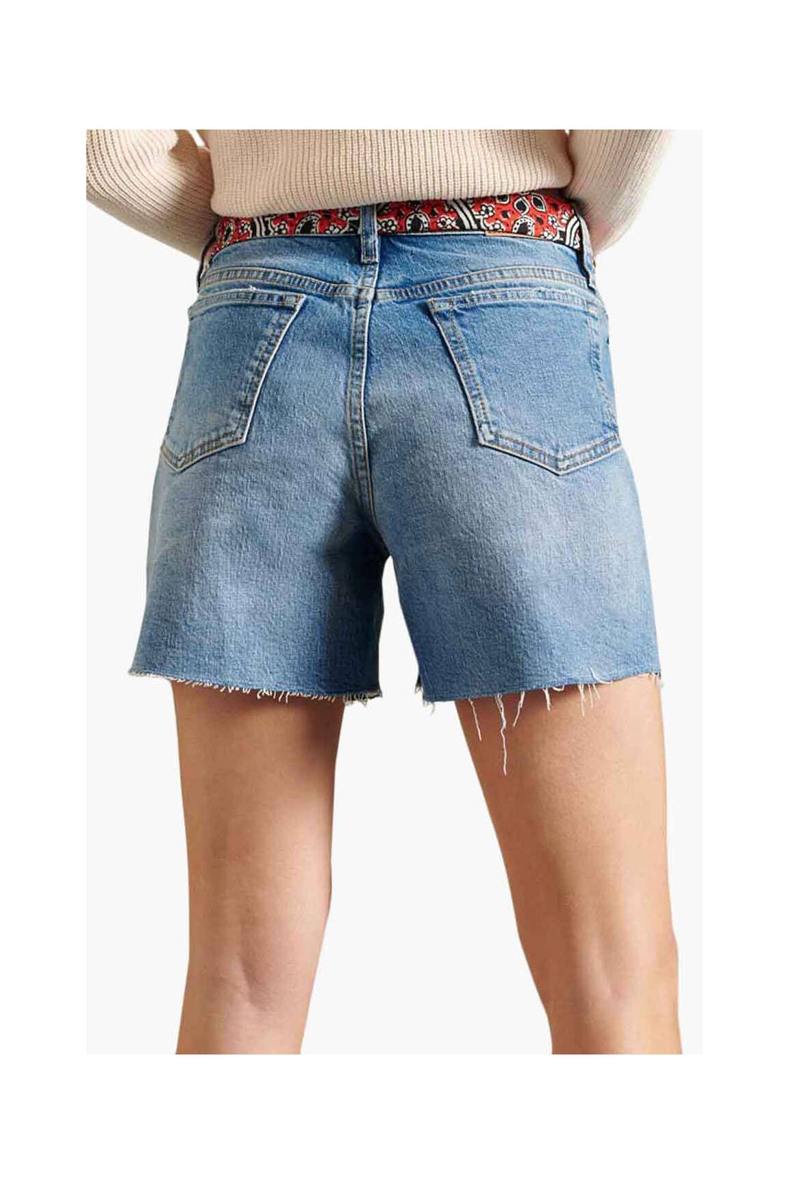 Šortas mėlyna SUPERDRY moteris
