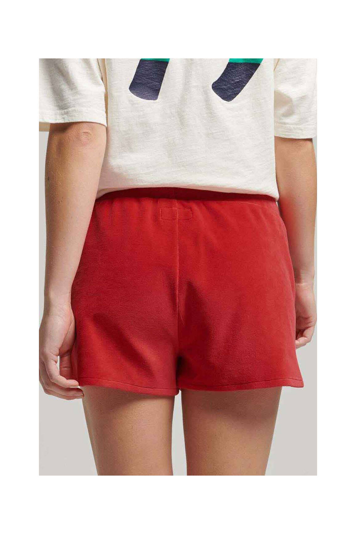 Šortas raudona SUPERDRY moteris