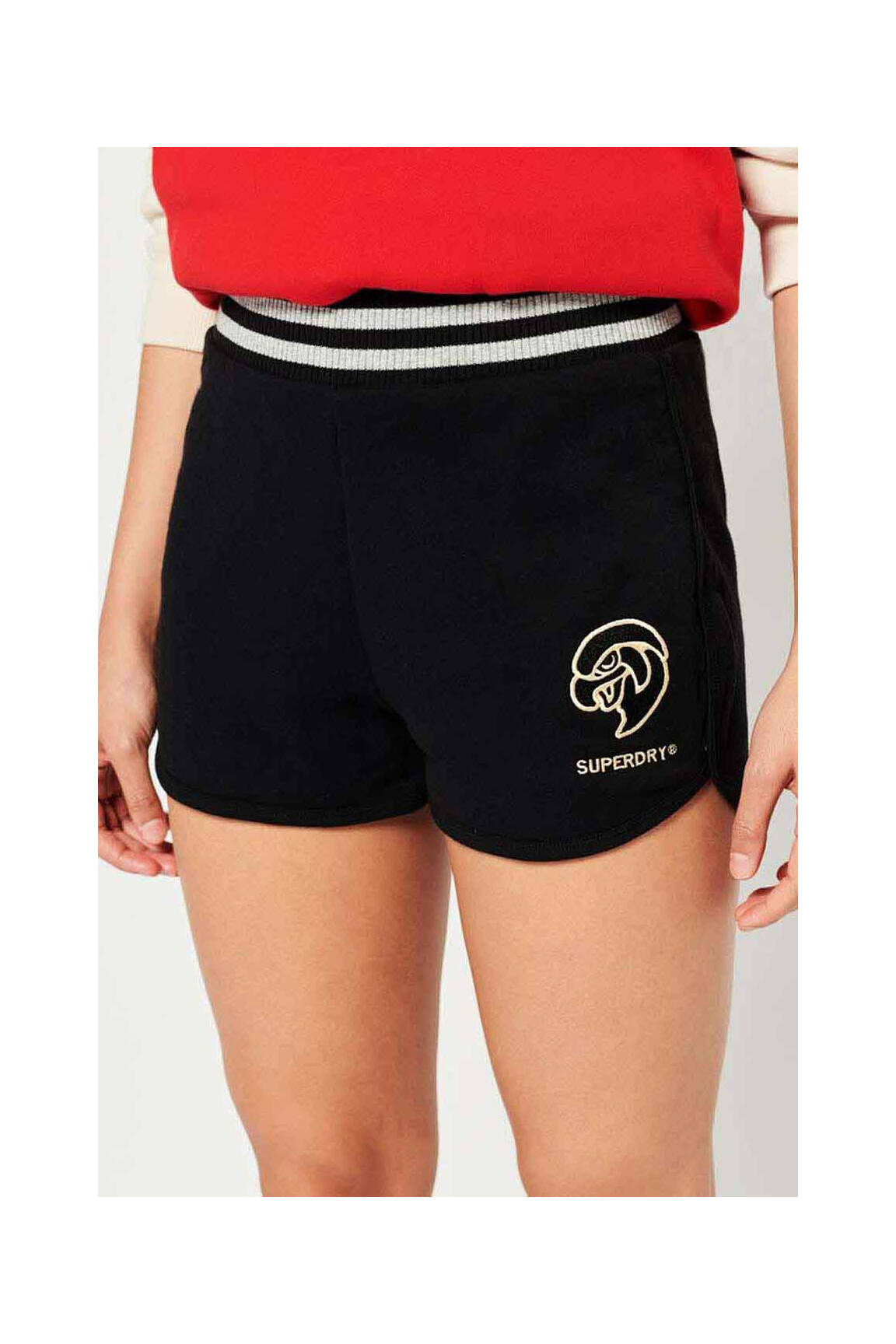 Šortas juodas SUPERDRY moteris