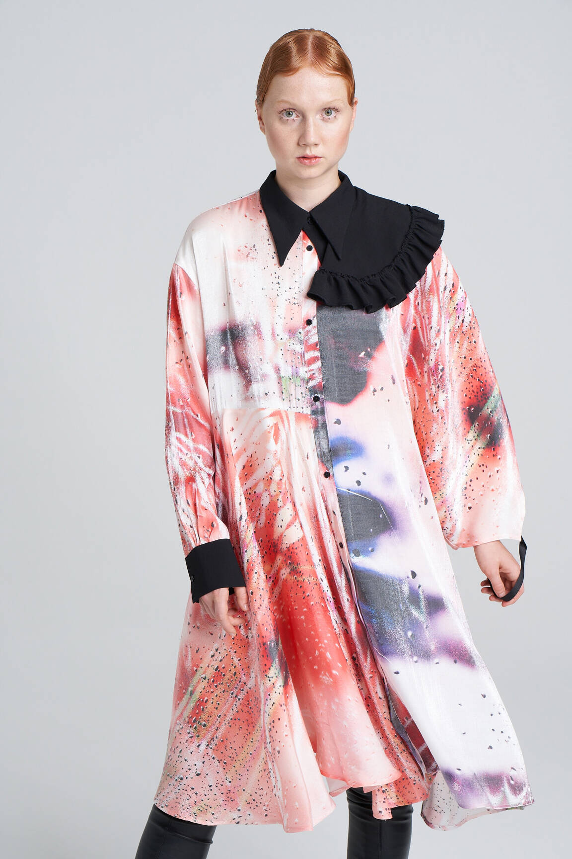 Ilga suknelė raudona YOUNG DESIGNERS moteris
