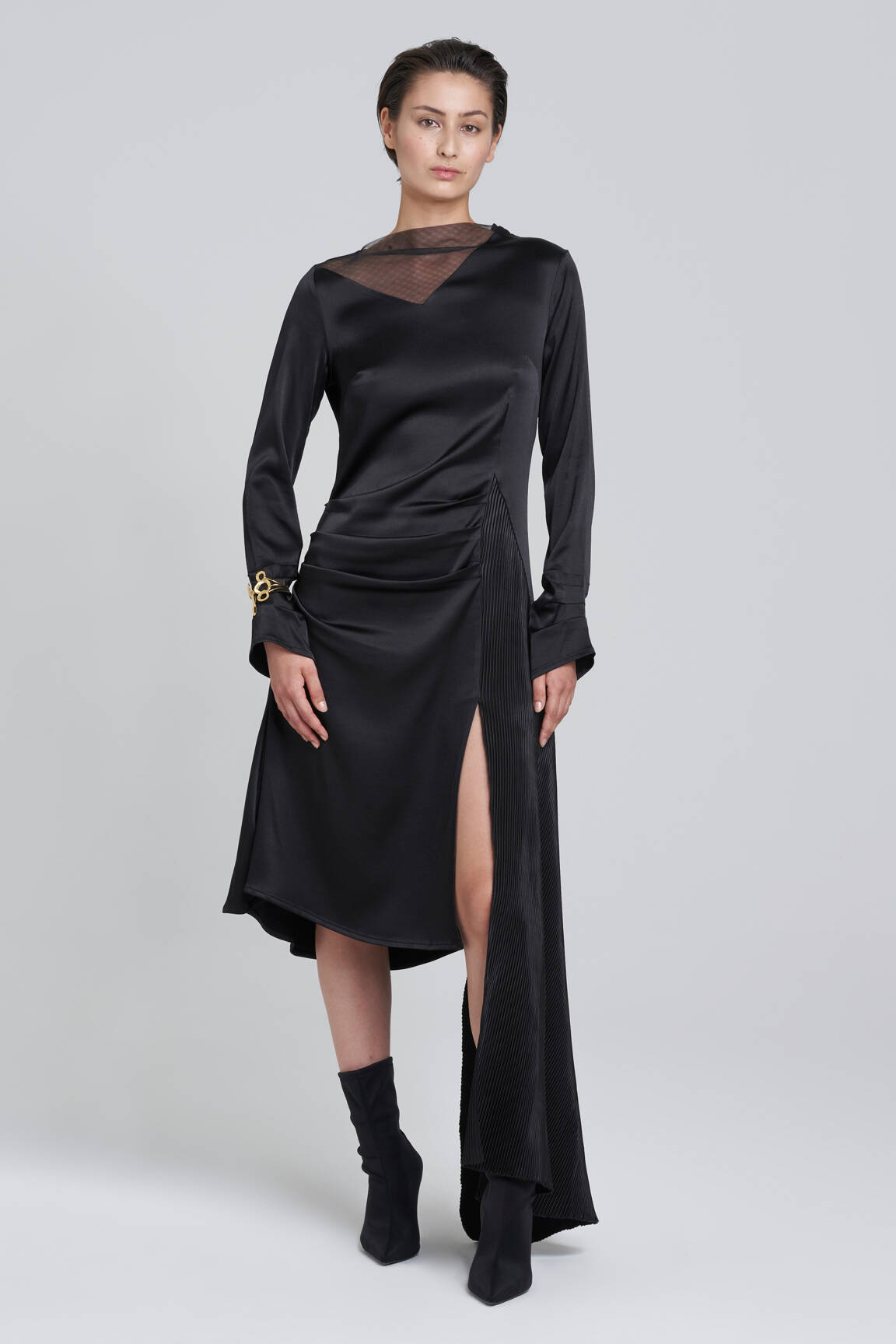 Ilga suknelė juodas YOUNG DESIGNERS moteris
