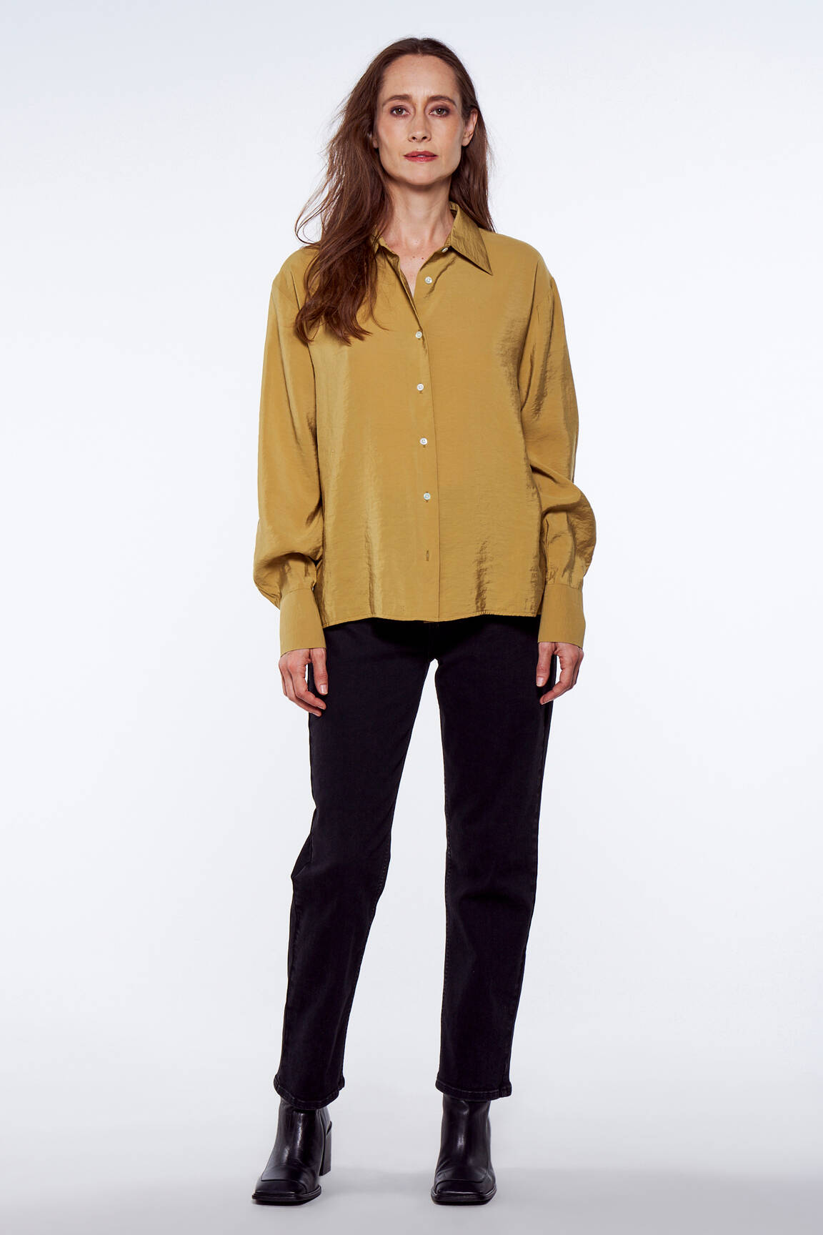 Moteriškas marškinys žalias YUGEN moteris