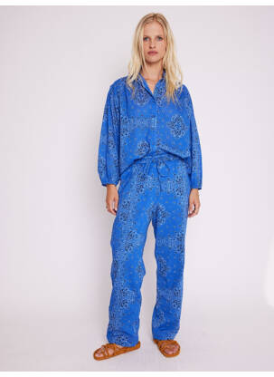 Pantalon mėlyna BERENICE moteris