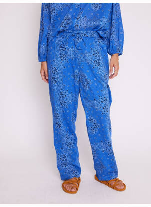 Pantalon mėlyna BERENICE moteris