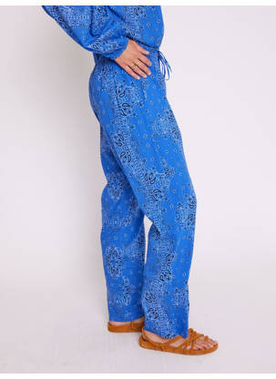 Pantalon mėlyna BERENICE moteris