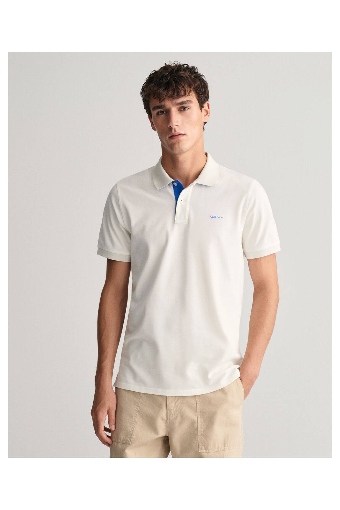 Polo baltas GANT vyras
